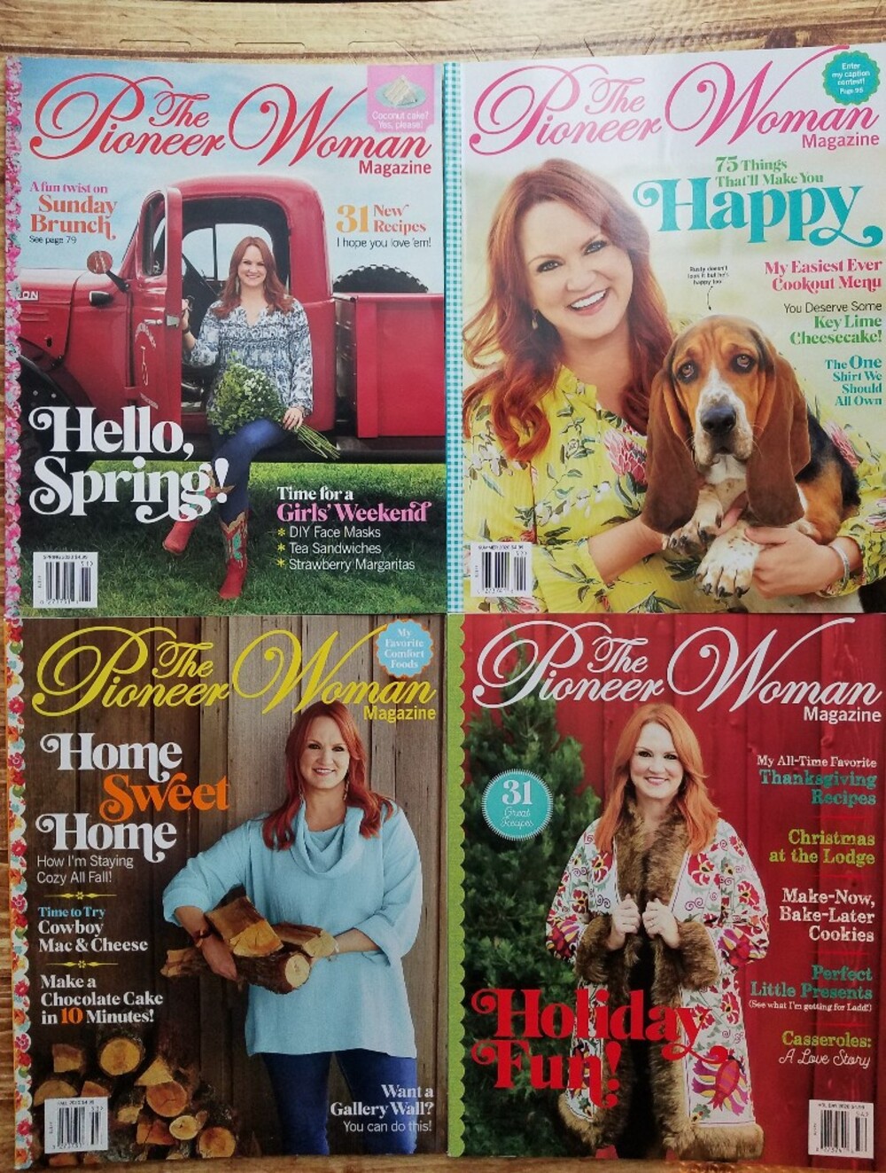 The Pioneer Woman Magazine Collection 2020 Set Ree Drummond Spring Summer Fall